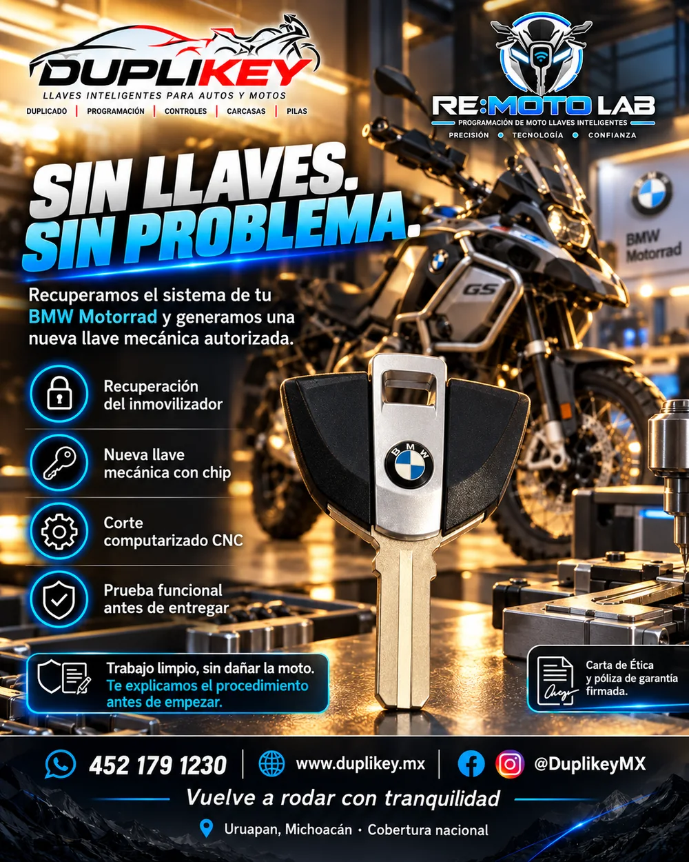All Keys Lost llave mecánica