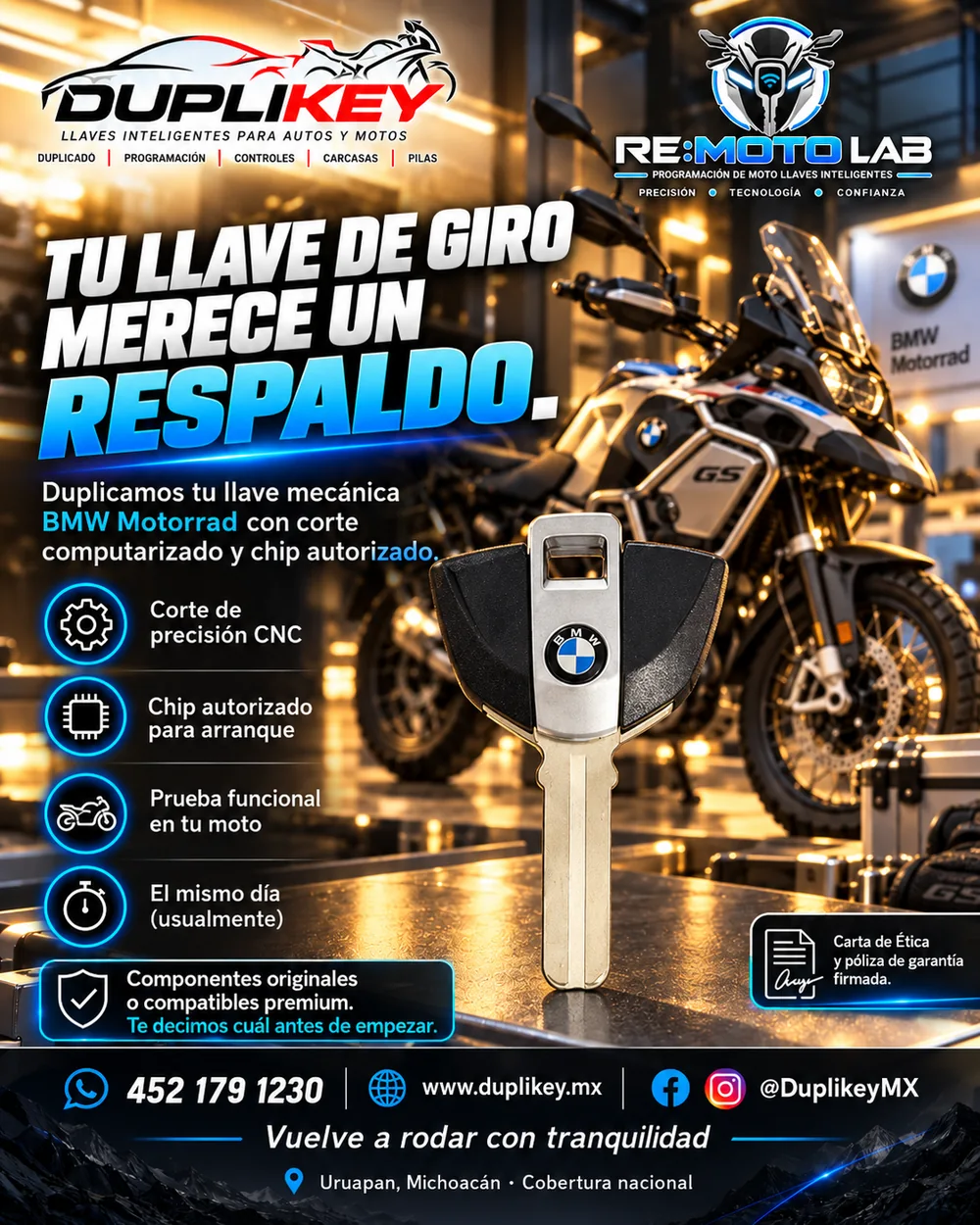 Duplicado llave mecánica